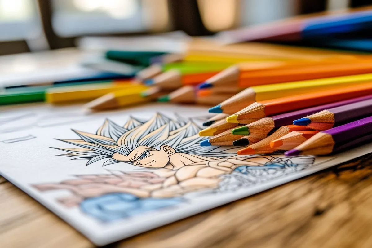 coloriage Sangoku