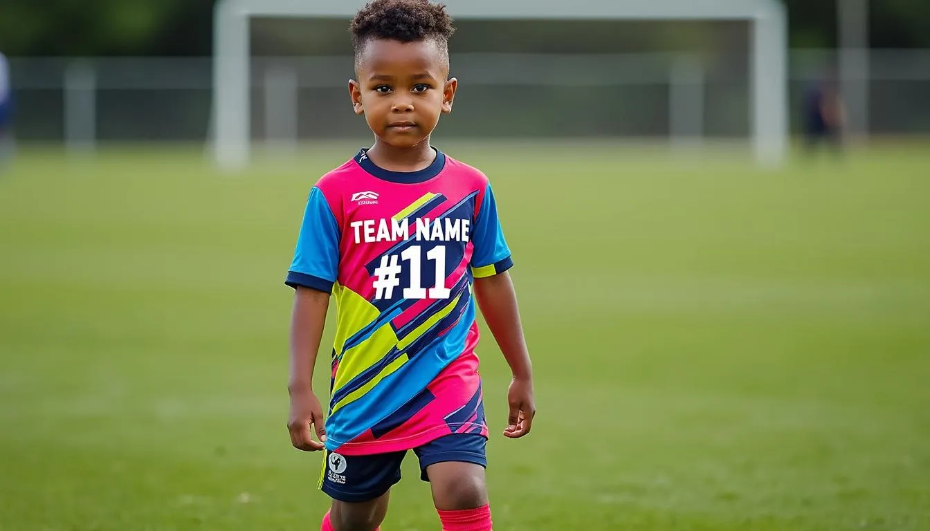 découvrez nos astuces pour concevoir un maillot de foot enfant personnalisé qui ravira les petits footballeurs. apprenez à choisir les couleurs, les motifs et les matériaux pour créer un vêtement unique qui les fera briller sur le terrain.