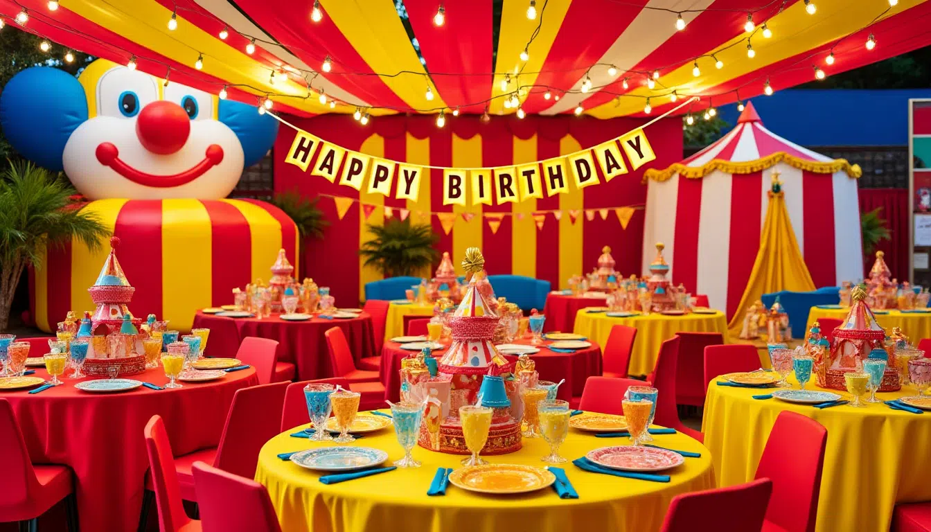 découvrez nos astuces et conseils pour organiser une fête d’enfant inoubliable sur le thème du cirque : décorations, animations, jeux et idées originales pour émerveiller petits et grands !