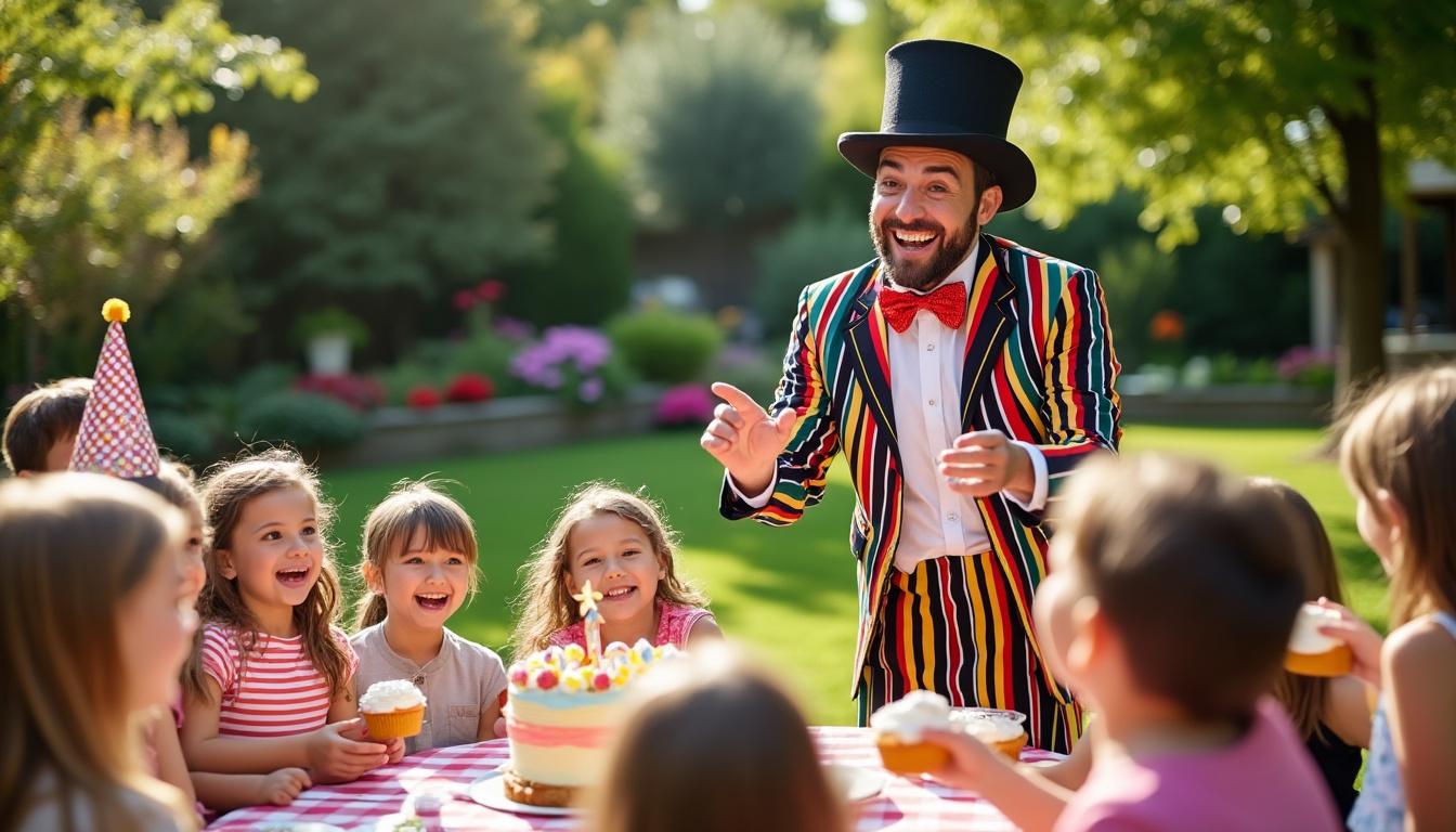 organisez une fête d'anniversaire inoubliable pour votre enfant avec un magicien professionnel ! animations, tours de magie et moments magiques garantis pour émerveiller petits et grands.