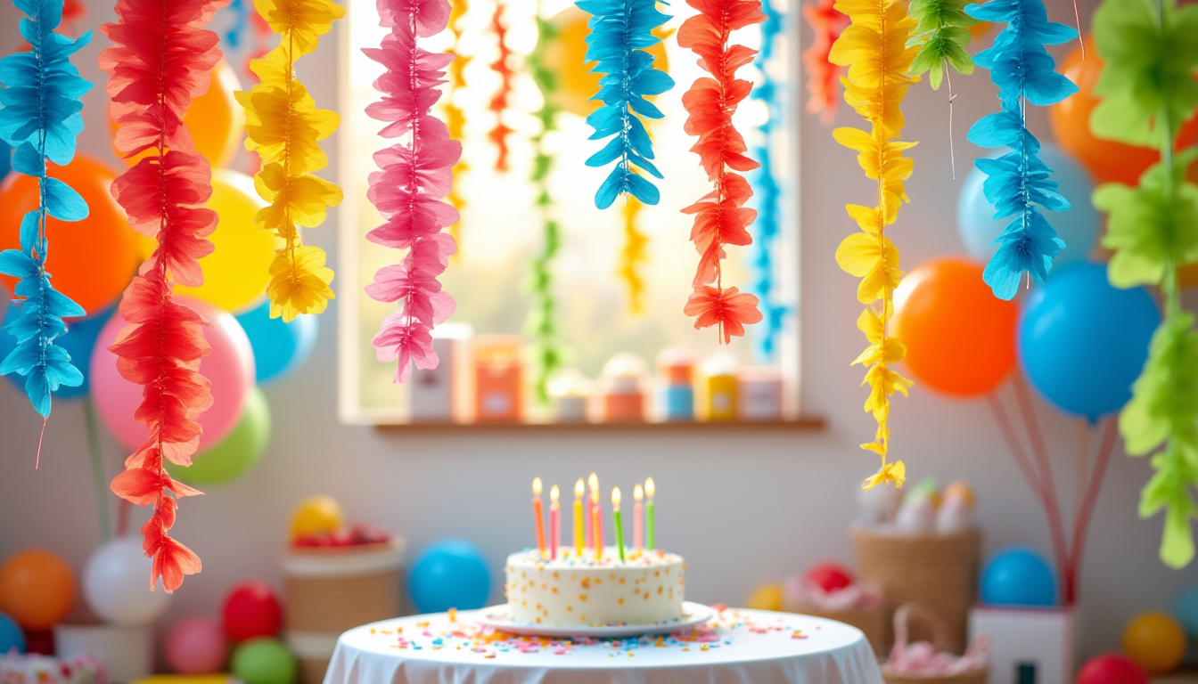 Guirlande joyeux anniversaire d’enfant : astuces pour une fête colorée et festive