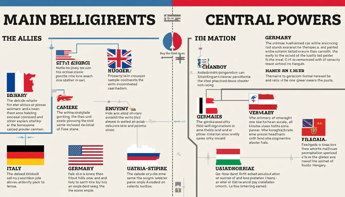 découvrez les éléments essentiels à intégrer dans votre carte mentale sur la première guerre mondiale pour le niveau 3e : causes, événements majeurs, conséquences et acteurs principaux.