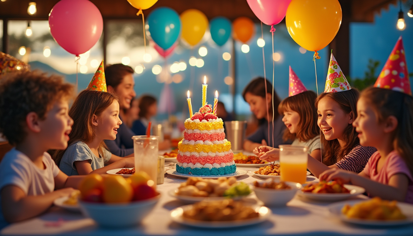 découvrez nos astuces et recommandations pour organiser un goûter d'anniversaire d'enfant réussi dans un restaurant : idées d'animations, menu adapté, conseils pratiques pour une fête inoubliable et sans stress !