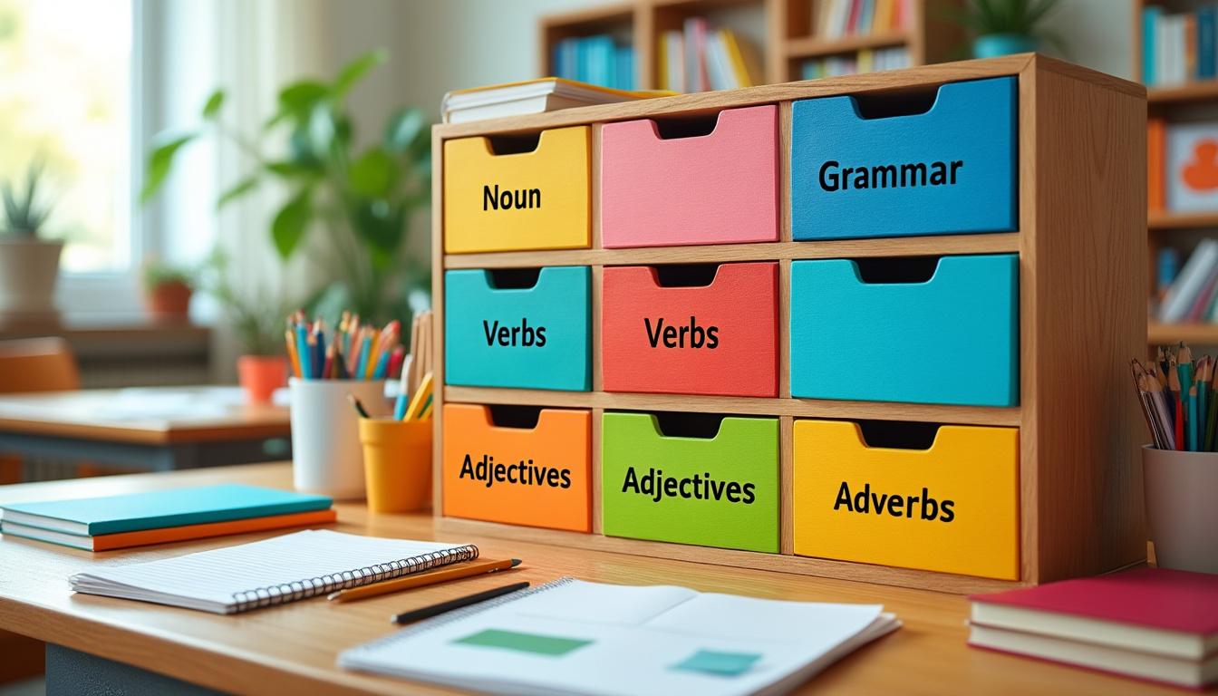 découvrez comment personnaliser les classes grammaticales à l'aide d'un tableau adaptable, conçu pour répondre à vos besoins d'apprentissage et améliorer votre maîtrise du français.