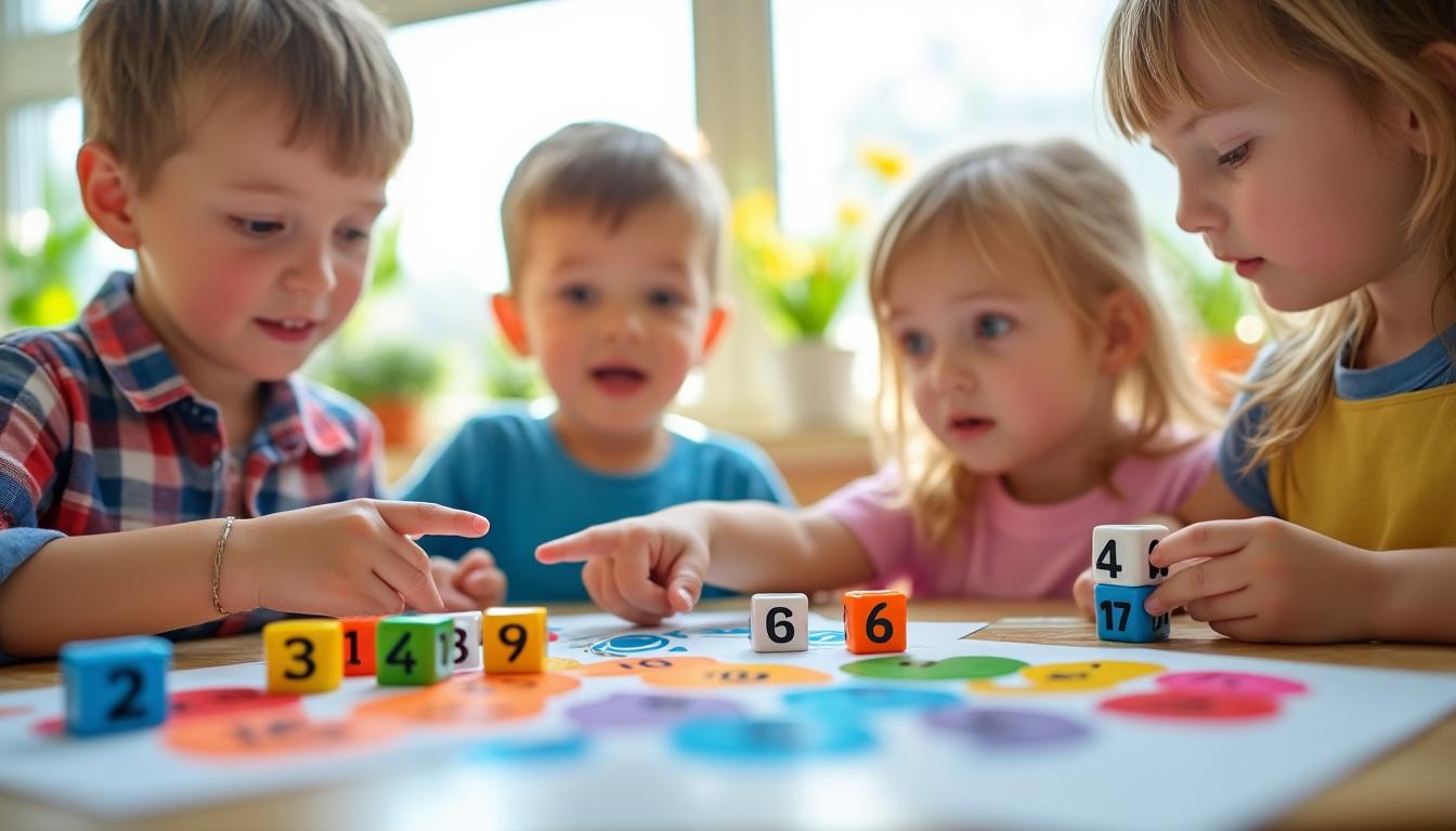 découvrez comment les nombres de 1 à 5 sont représentés et explorés à travers différentes formes d'arts et de jeux pour une approche ludique et éducative.