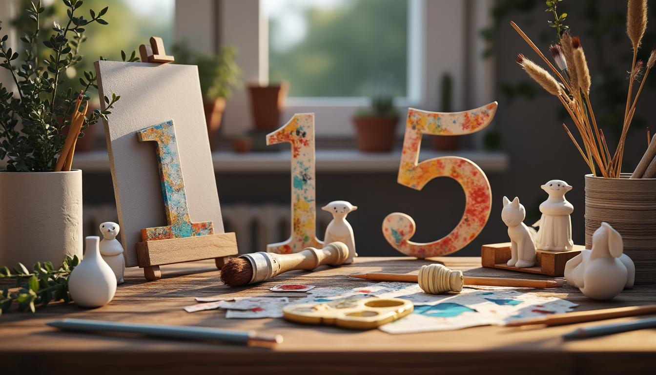 découvrez comment les nombres de 1 à 5 sont représentés et explorés à travers diverses formes d'arts et de jeux, pour un apprentissage ludique et créatif.