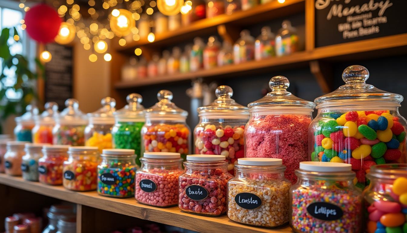 découvrez les tendances incontournables pour créer un bar à bonbons coloré et festif, idéal pour toutes vos fêtes et événements.