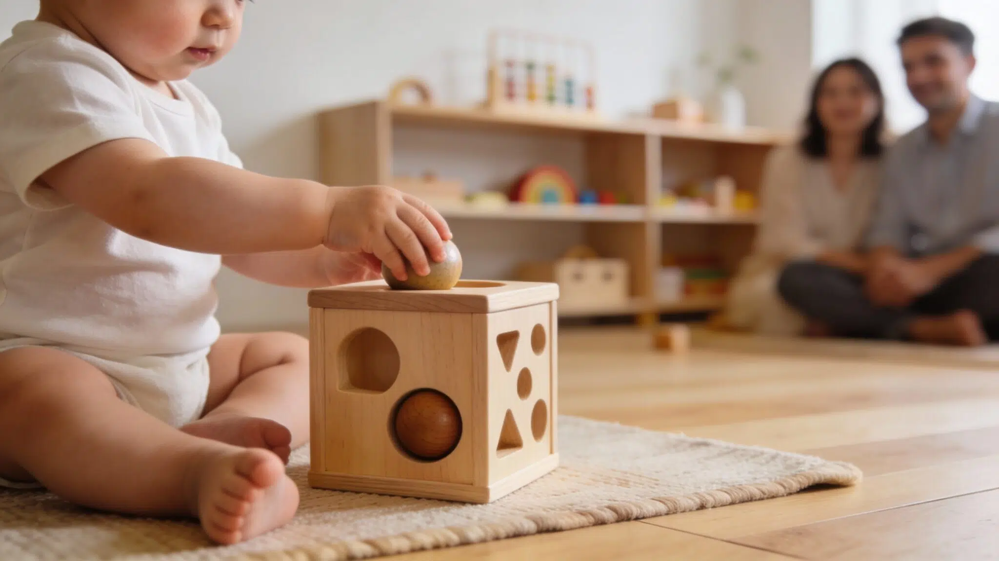 Boîtes à forme Montessori