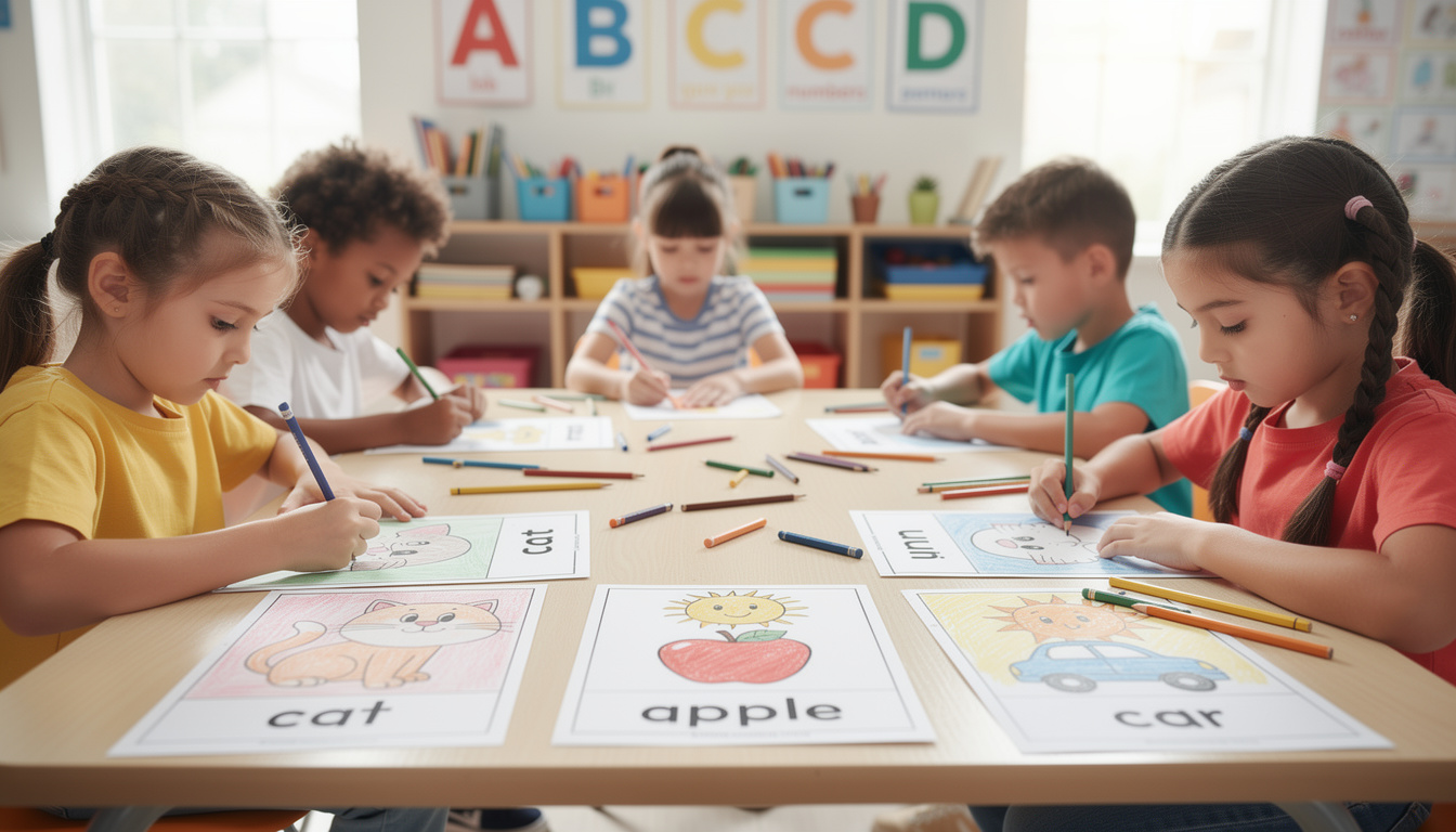 découvrez comment intégrer le coloriage magique en anglais avec la couleur dans les activités scolaires pour rendre l'apprentissage ludique et efficace.