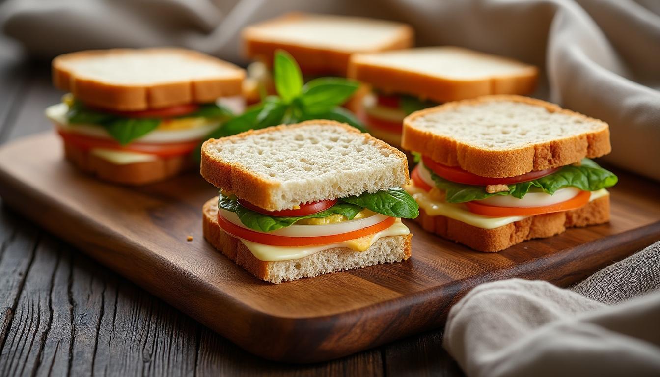 apprenez à réaliser un assortiment de mini sandwiches savoureux et faciles à préparer, parfaits pour impressionner vos invités lors de tous vos événements.