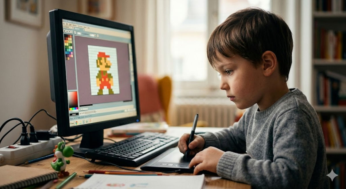 Pixel art Mario facile : comment créer vos premières œuvres