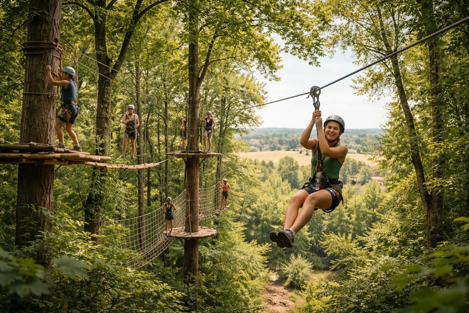 Accrobranche à Cambrai : un mélange d&rsquo;adrénaline et de nature à ne pas manquer
