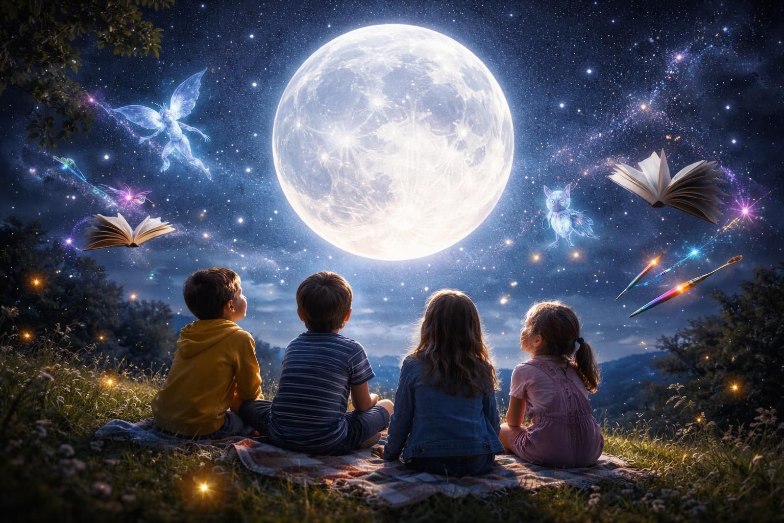découvrez comment la lune à colorier stimule l'imaginaire des enfants pour créer des histoires fantastiques et développer leur créativité.