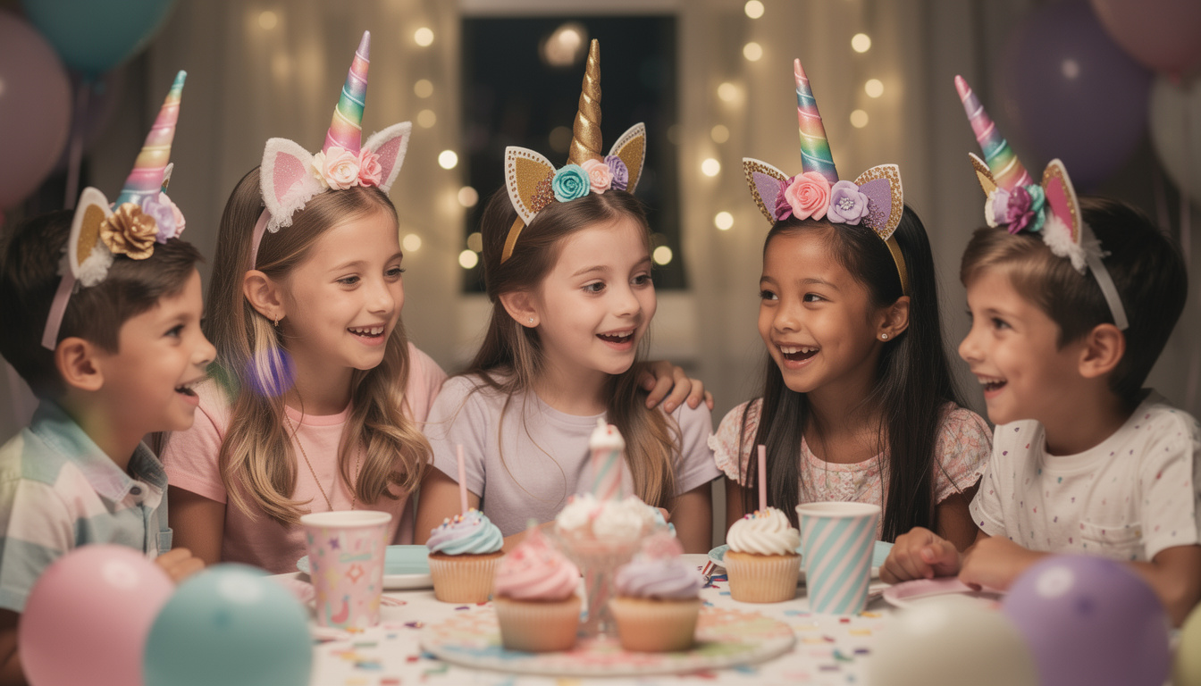 découvrez le bandeau licorne à paillettes, l'accessoire incontournable pour les fans de mode imaginative qui souhaitent ajouter une touche féerique et scintillante à leur style.