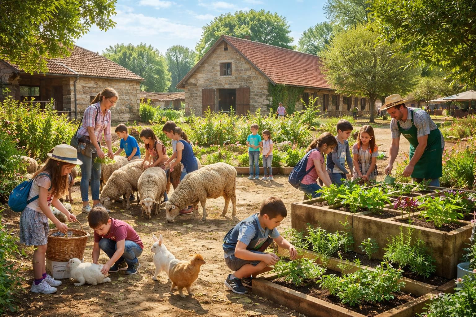 découvrez comment les projets scolaires à vichy profitent de l'expérience unique offerte par une ferme pédagogique pour apprendre autrement.