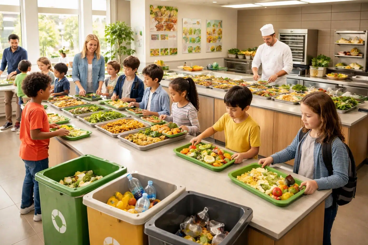 découvrez les actions mises en place dans les restaurants scolaires pour lutter contre le gaspillage alimentaire et promouvoir une alimentation responsable.