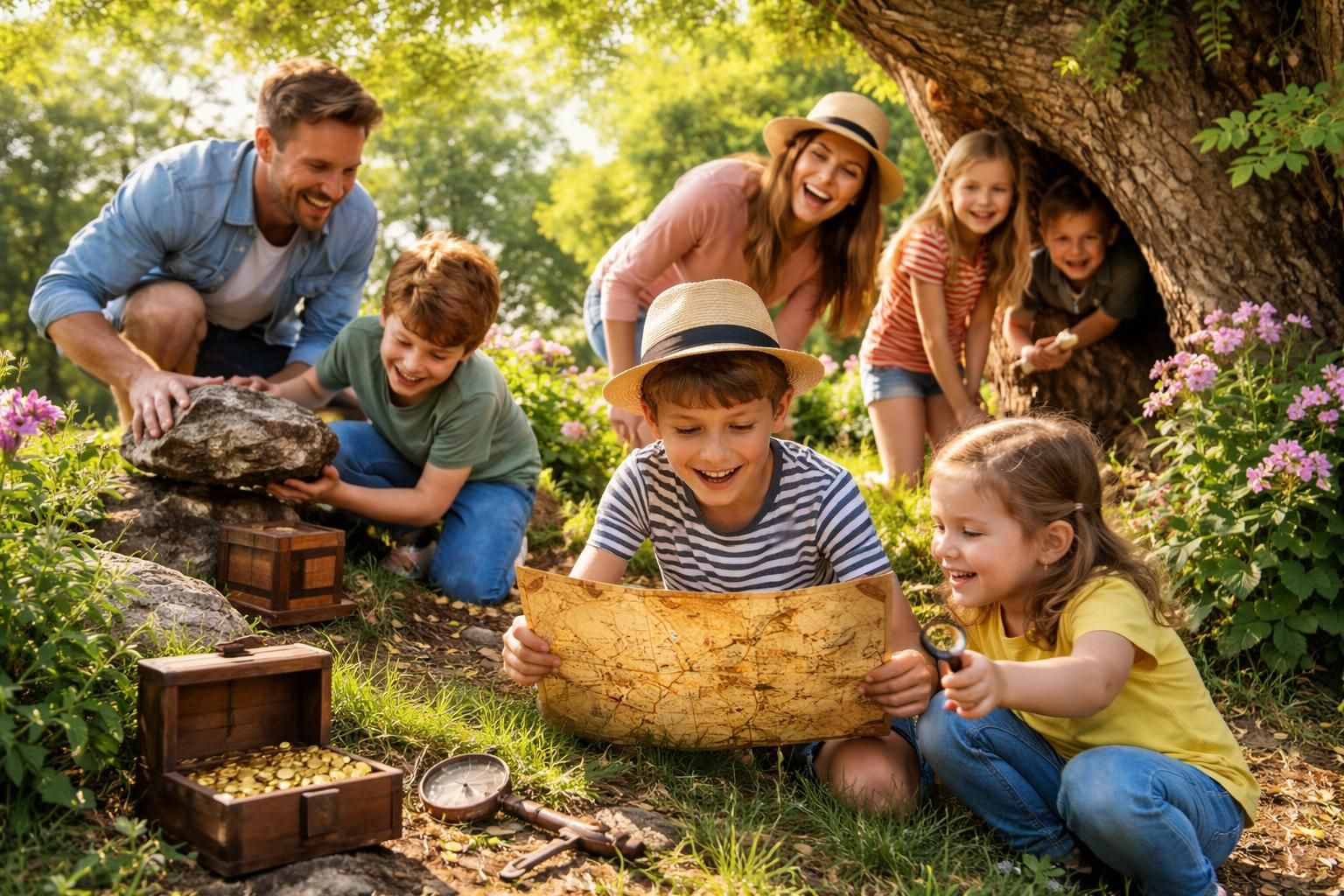 Comment créer une chasse au trésor captivante en famille