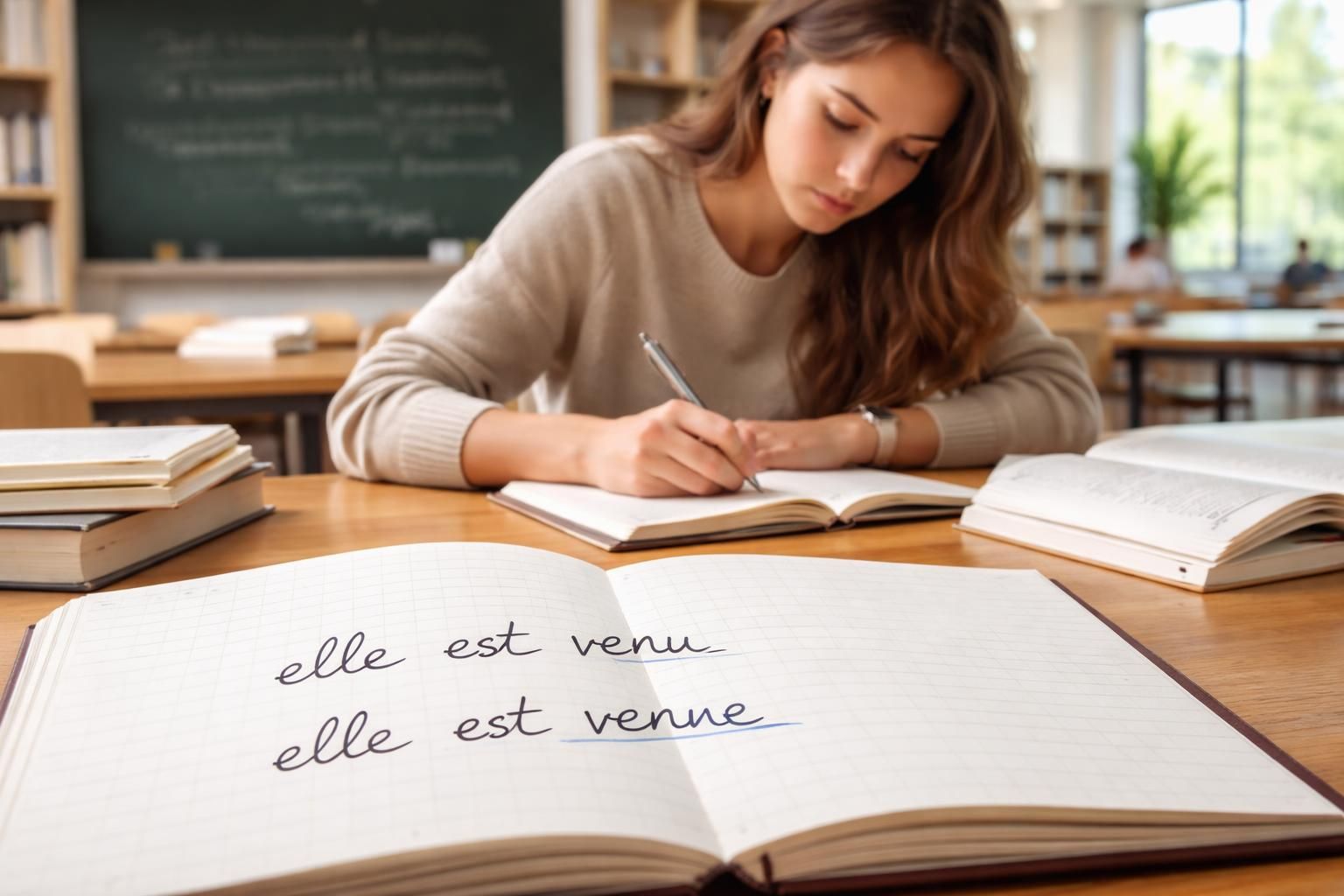 explorez les règles grammaticales et les implications de l'accord du participe passé dans la phrase 'elle est venu' ou 'elle est venue' pour mieux maîtriser le français.