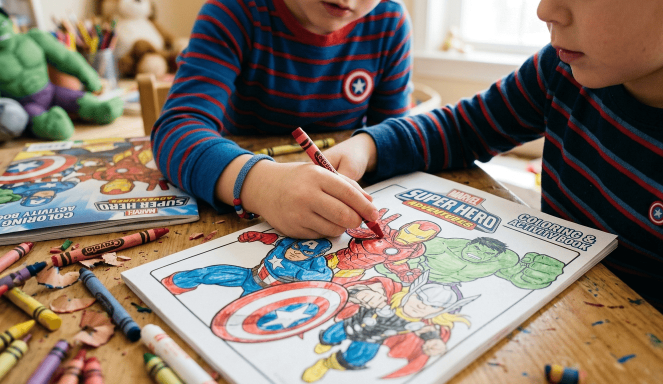 Des coloriages Marvel à imprimer en PDF pour stimuler l&rsquo;imagination de vos enfants