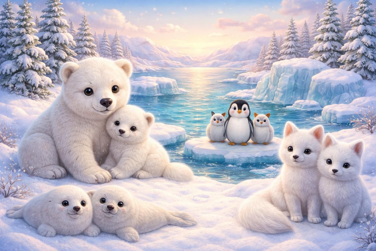 découvrez des idées de coloriage d'hiver en maternelle avec le thème des animaux polaires, pour stimuler la créativité des enfants tout en apprenant sur la faune hivernale.