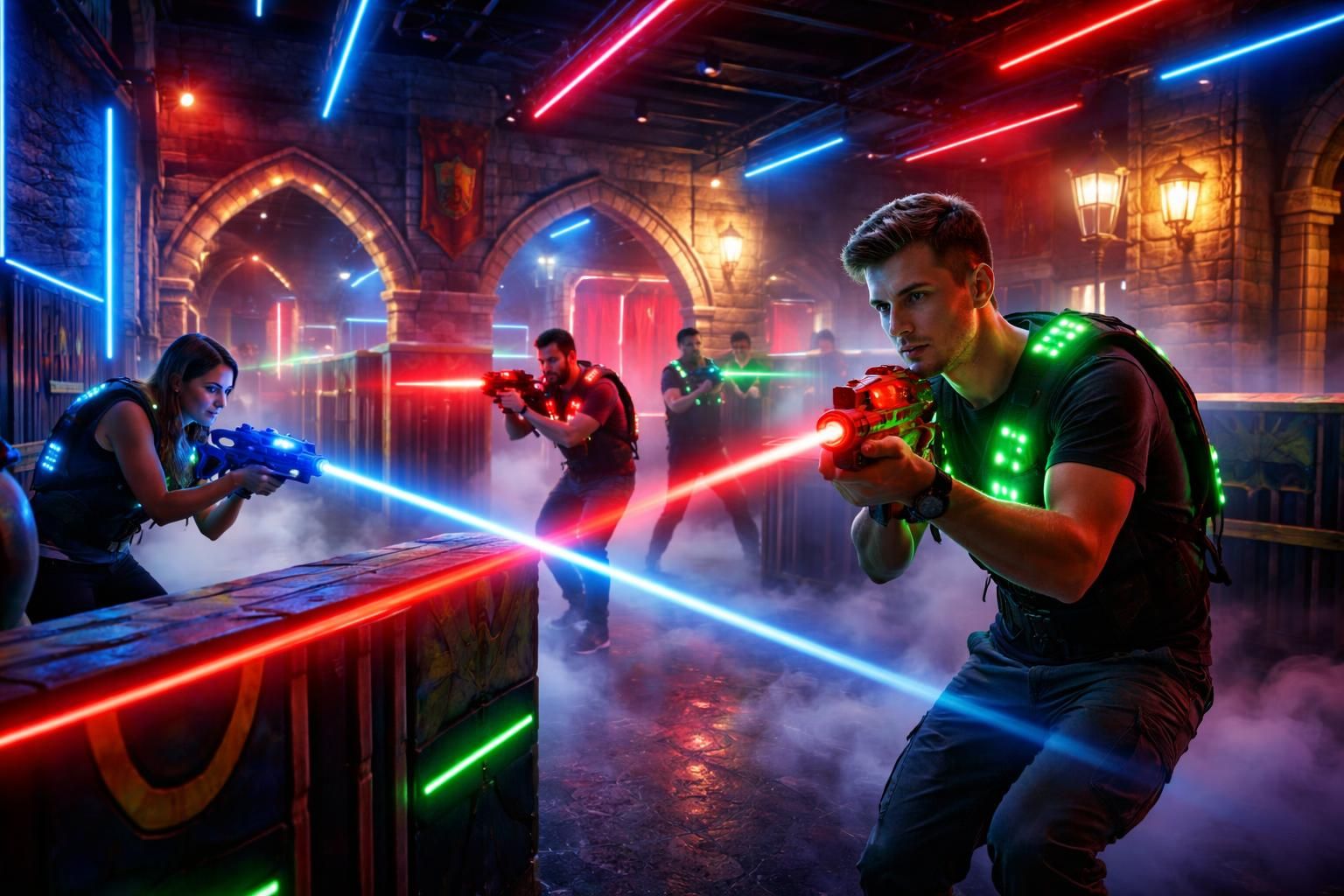 plongez dans l'aventure palpitante du laser game à dinan et vivez des moments inoubliables entre amis ou en famille dans un cadre unique.