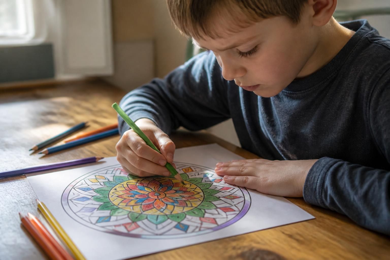 découvrez comment le mandala pour enfant offre une méthode ludique et éducative pour apprendre les couleurs et les formes tout en stimulant la créativité.