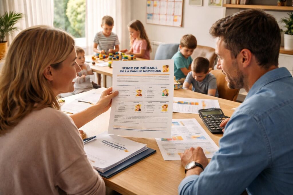 découvrez comment le montant de la prime de médaille de la famille nombreuse est calculé, les critères pris en compte et les démarches pour en bénéficier.