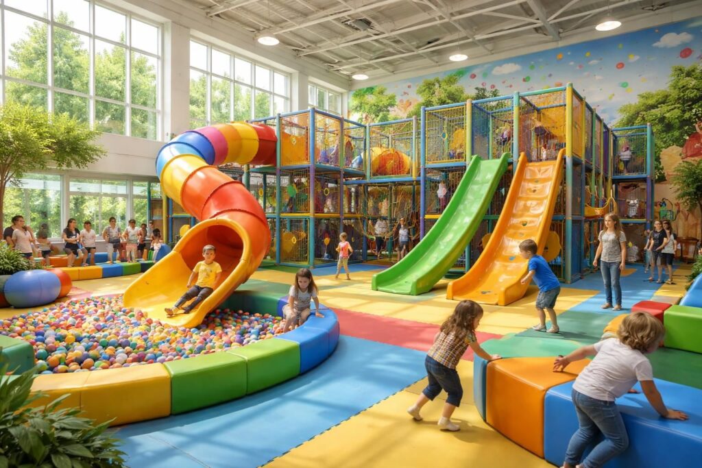 découvrez notre parc de jeux couvert à douai, un espace sécurisé et ludique où les enfants peuvent s'amuser en toute sécurité toute l'année, quel que soit le temps.