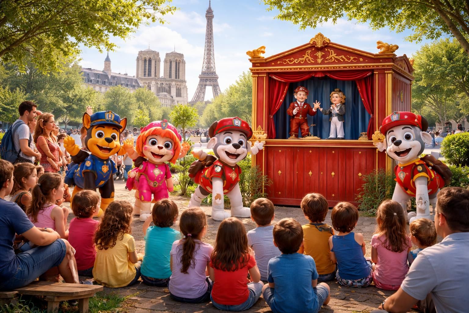 découvrez comment guignol et pat patrouille à paris captivent petits et grands avec leurs aventures amusantes et éducatives, offrant des moments de plaisir en famille inoubliables.