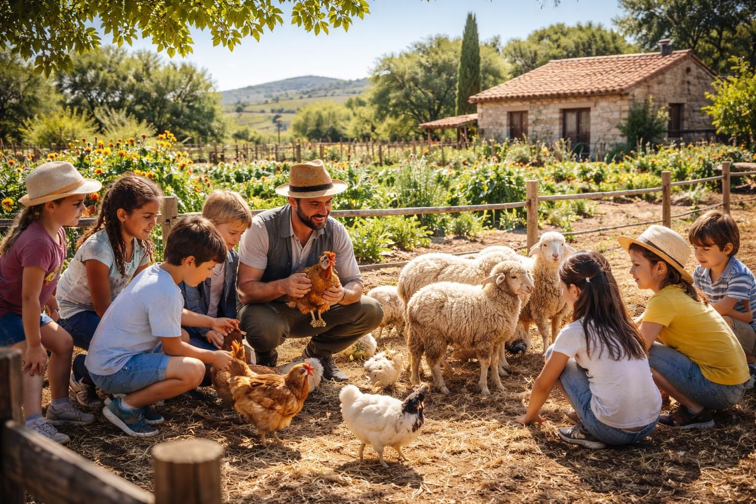 Les secrets de l&rsquo;éducation en plein air avec une ferme pédagogique à Narbonne
