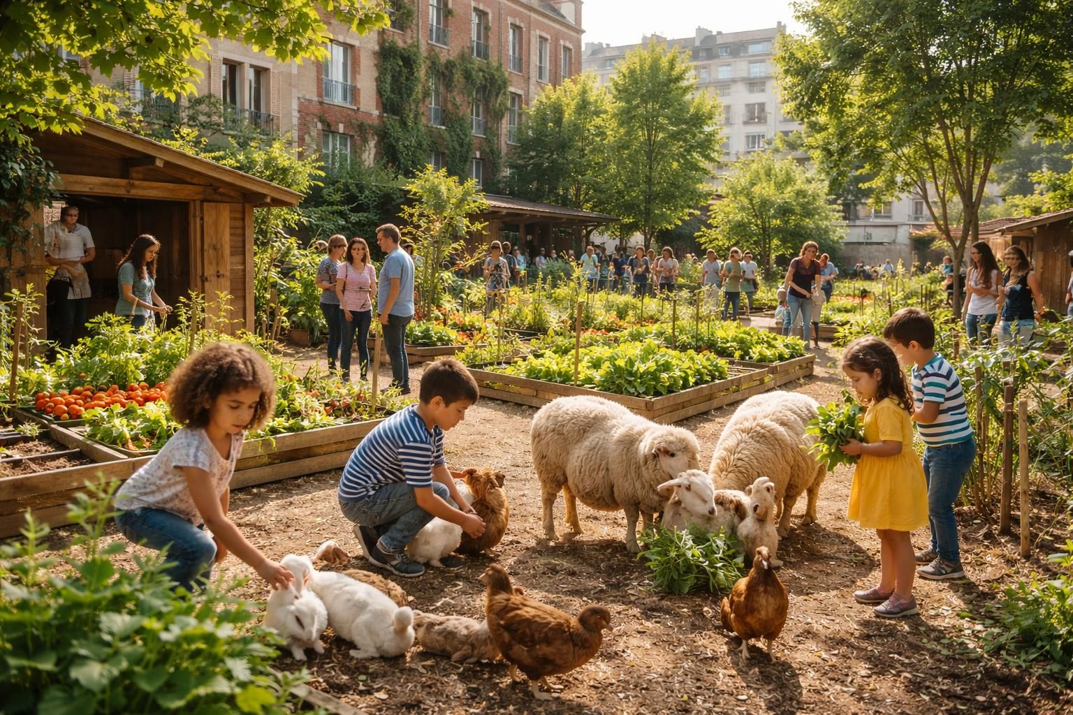 découvrez comment la ferme pédagogique de montreuil enrichit la communauté locale en favorisant l'éducation, la sensibilisation à l'environnement et le lien social.